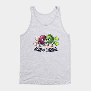 Bean vs Cabbage - The Ultimate Fart Showdown Tank Top